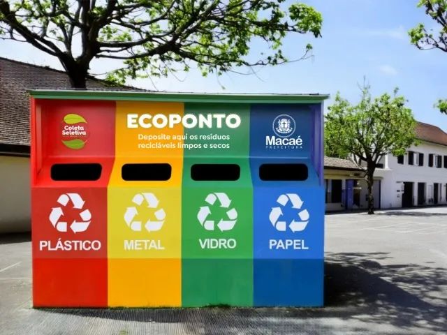 Containers Ecoponto galvanizado e desmontáveis