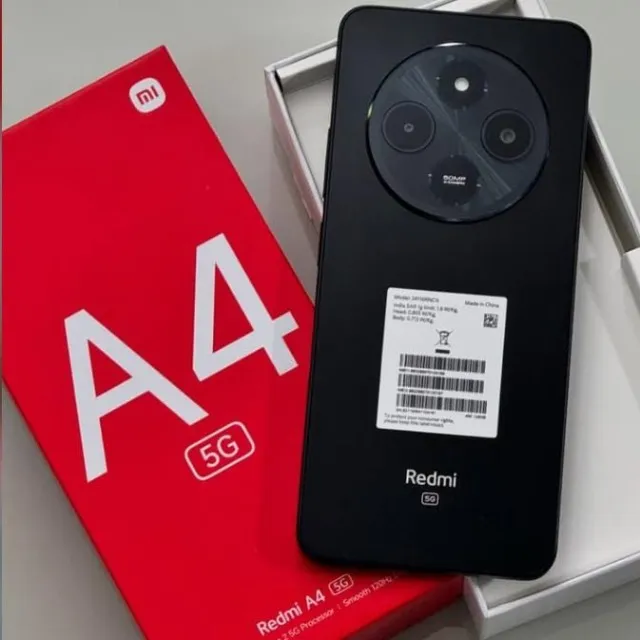 Redmi A4 5g 4ram 128gb - Preto - Novos e lacrados
