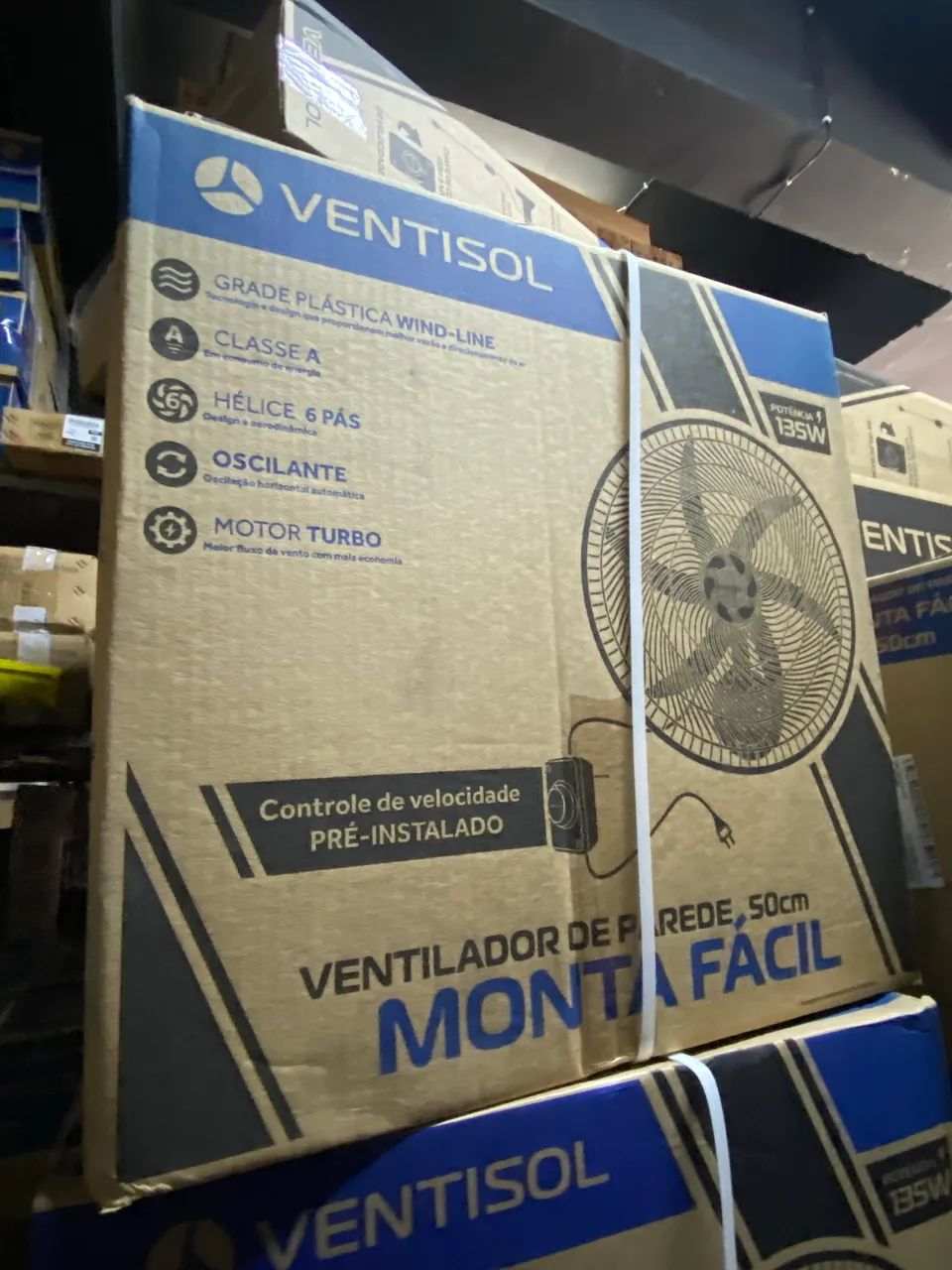 Ventilador parede 50cn  - Foto 4