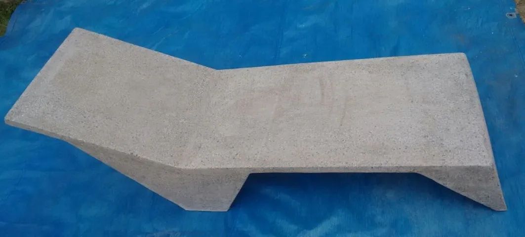 Espreguiçadeira em marmorite polido - Foto 3