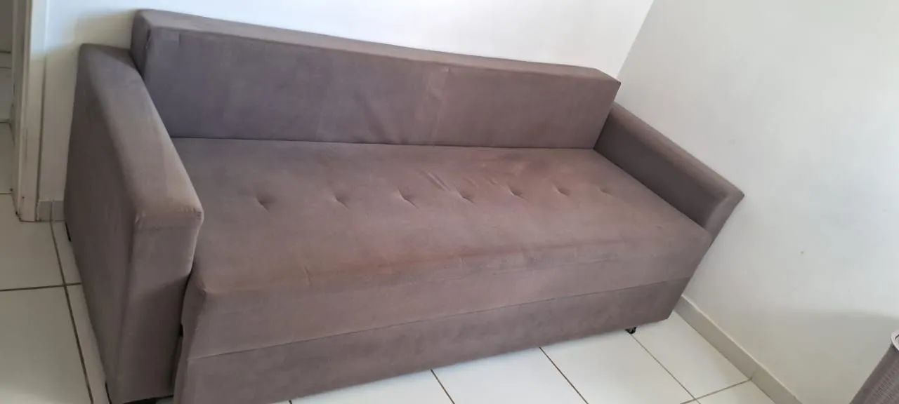 Sofá Cama 3 Lugares - Conforto e praticidade! - Foto 2