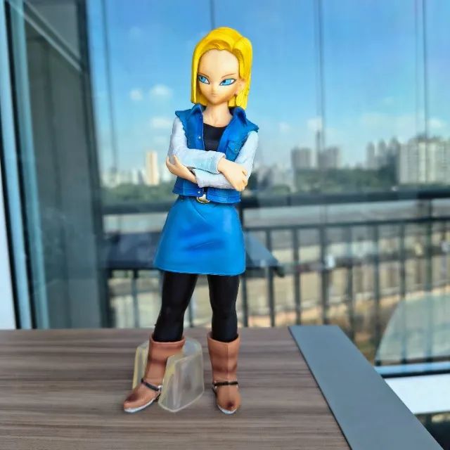 Action Figures Androide 17 (23 cm) e Androide 18 (22 cm) - Dragon Ball Z  - Foto 3
