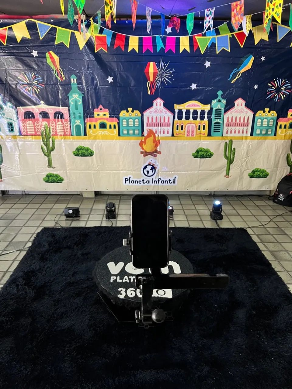 Plataforma 360° para eventos e festas
