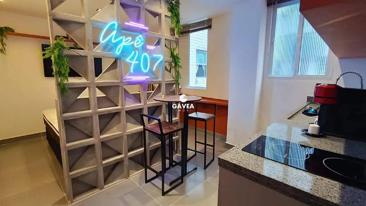 Sala Living à venda no Biquinha em São Vicente.