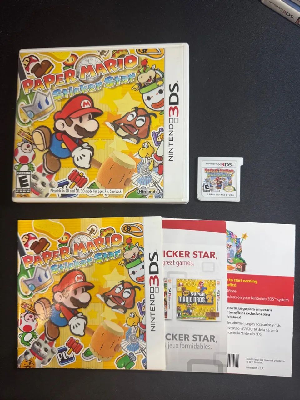 Paper Mario Sticker Star nintendo 3ds