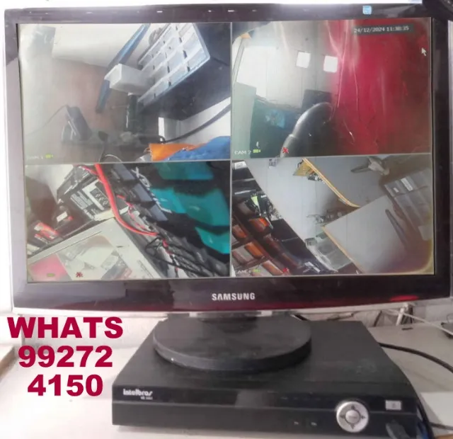 DVR Intelbras +HD320+ brinde 4 câmeras
