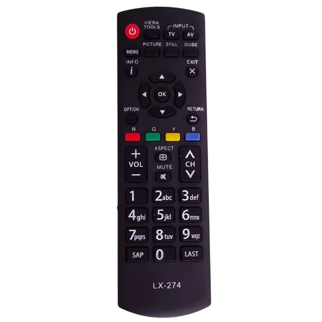 Controle Remoto Para Tv Panasonic Lcd / Led Viera Tnq2b3901