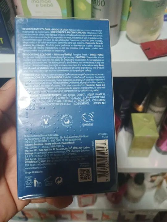 Perfume Quasar Blue 100ml - O Boticário. Retirada Samambaia Sul  - Foto 2