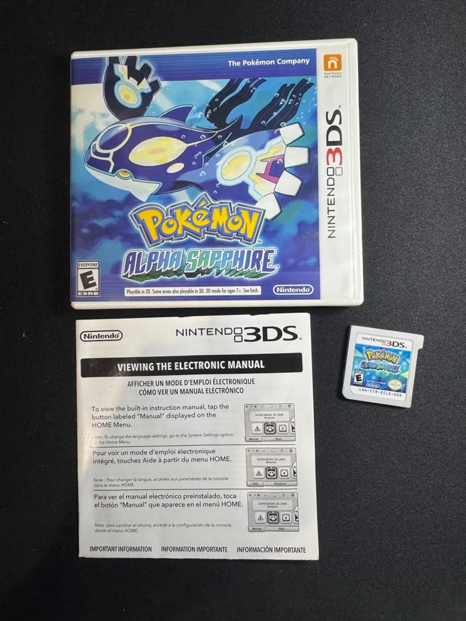 Pokemon Alpha Sapphire nintendo 3ds