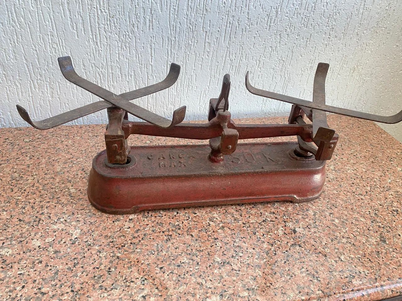 Balança Antiga de Ferro  Rústica / Colecionador