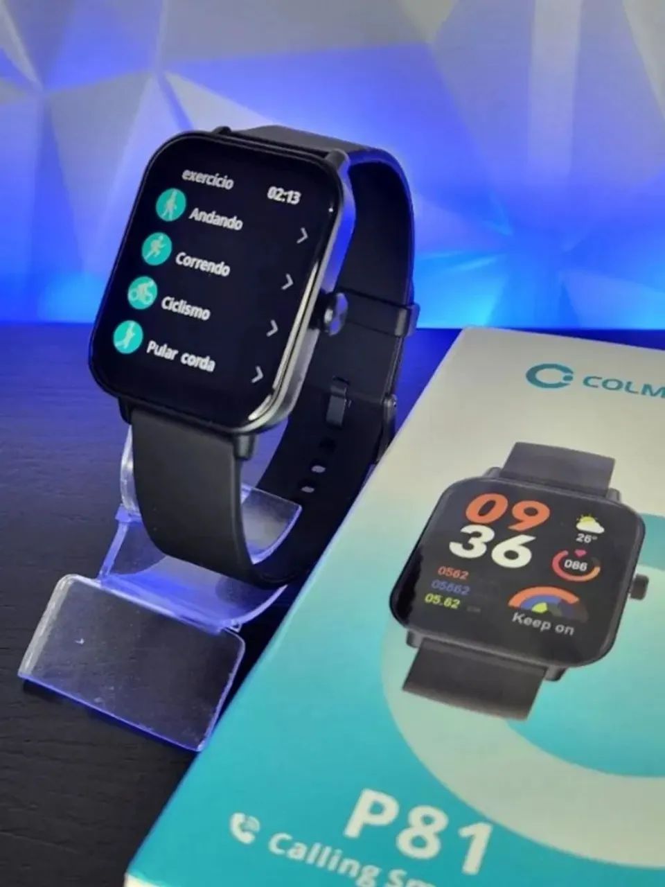Smartwatch Colmi P81  Chamadas Bluetooth - Saúde - Estilo - Foto 2