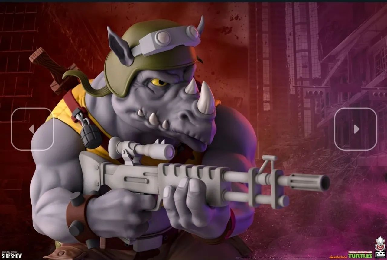 Rocksteady PCS Exclusivo Sideshow TMNT Tartarugas Ninja - Foto 3