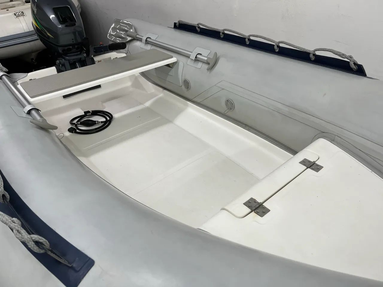 Bote flexboat SR 10 luxo cinza - Foto 4