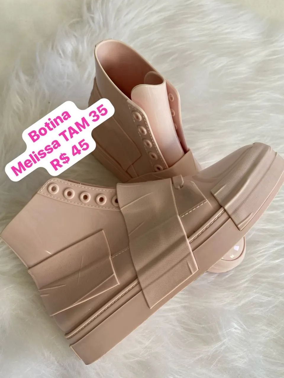 Botinha  Melissa TAM 35 super nova 