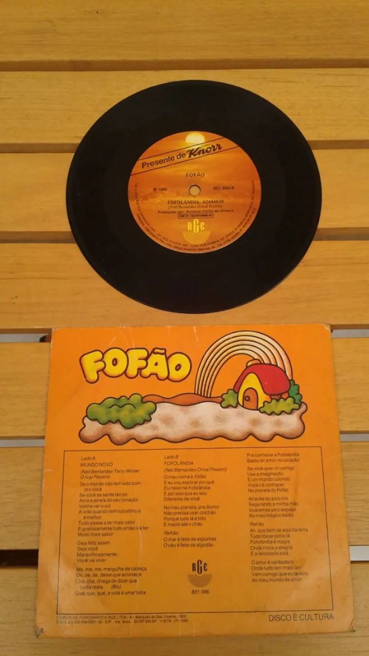 Fofão - Presente Da Knorr (vinil, 1985, Rge) Estandar - Foto 2