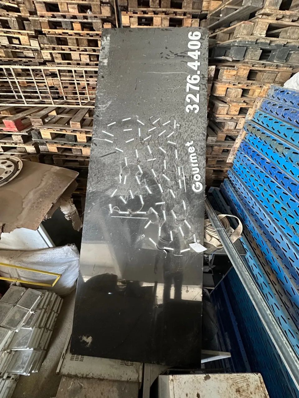 Placa comercial para negócio com Led 