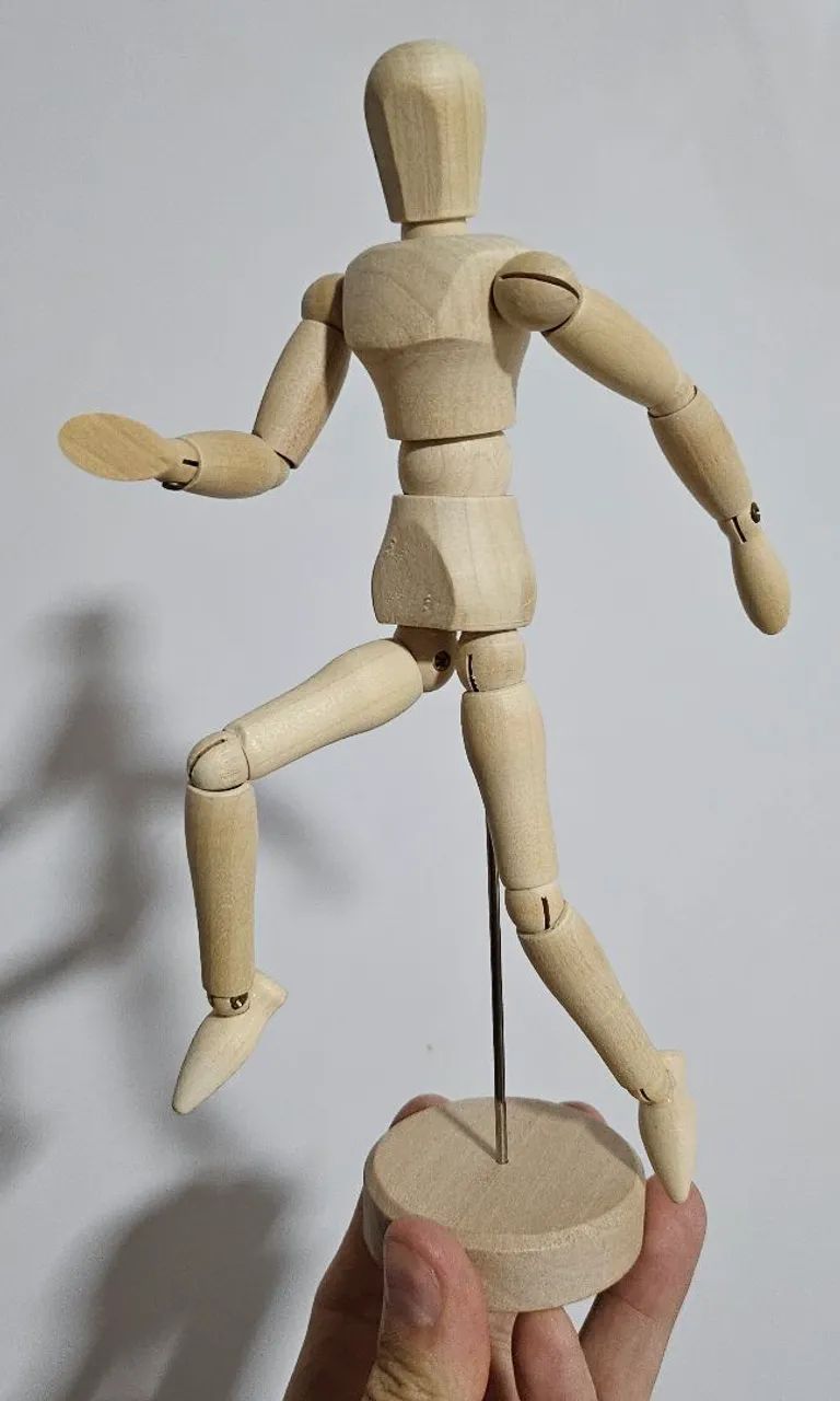 Boneco de Madeira para Desenho - Wooden Mannequin 