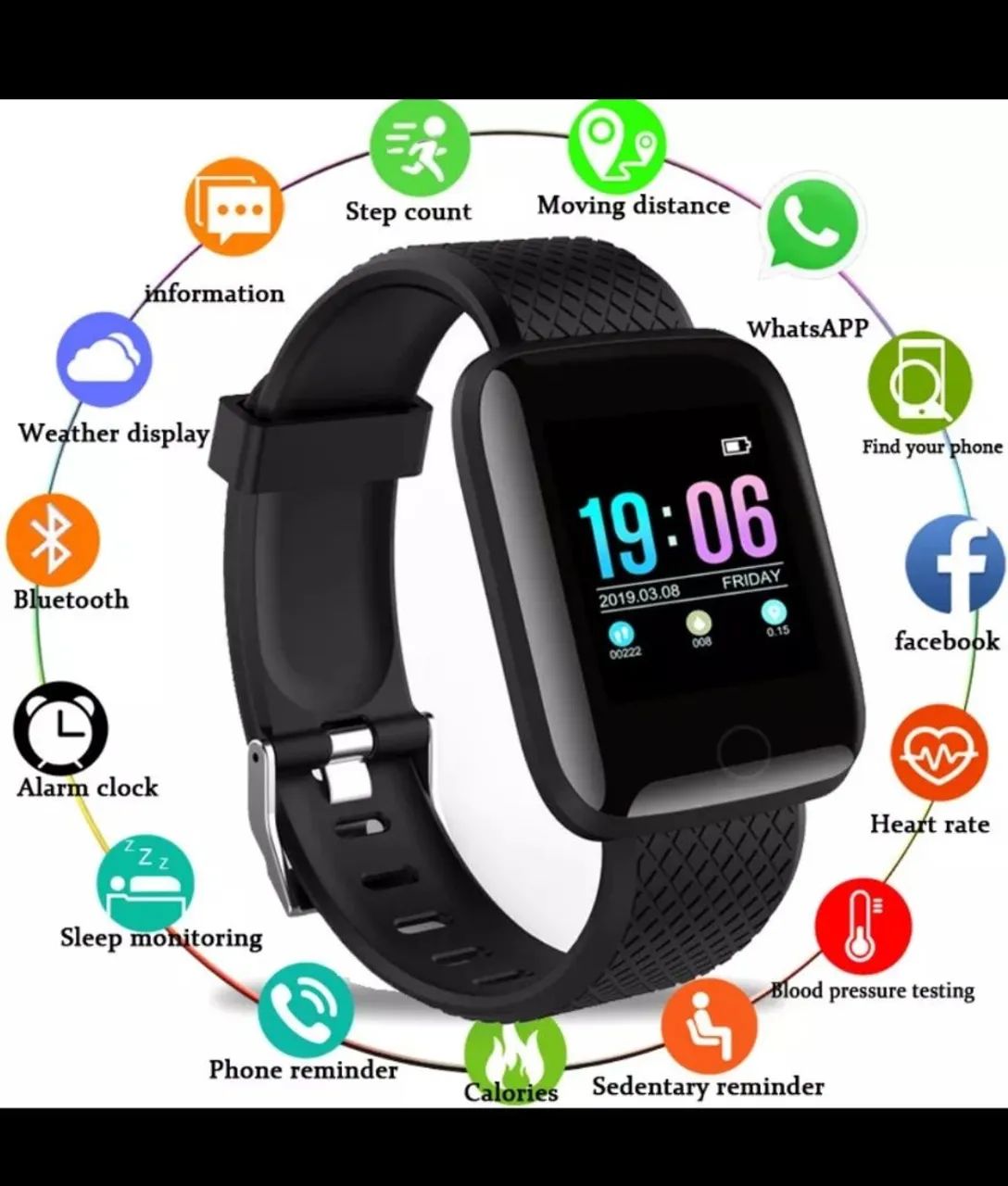 RELÓGIO INTELIGENTE BLUETOOTH  - Foto 3