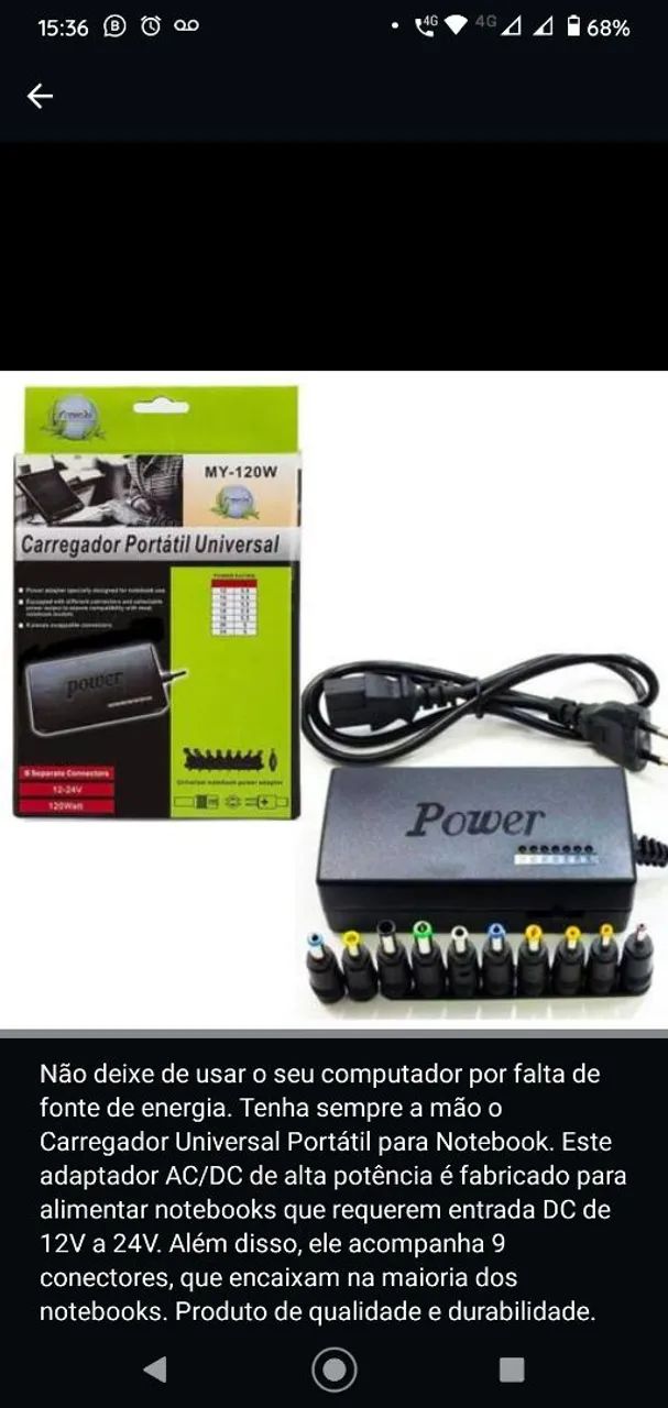 Universal Laptop Charger (All Models)64617795942402122