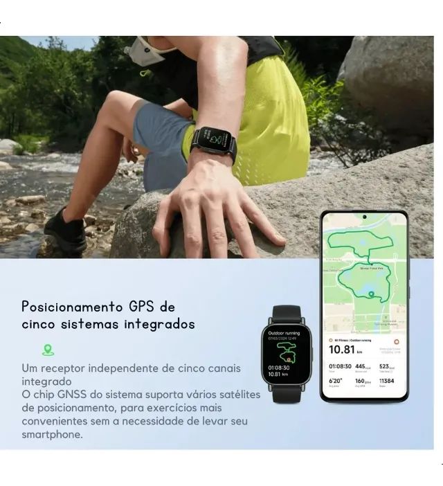 Smartwatch Redmi Watch 5 Lite Novo Lacrado - Foto 5