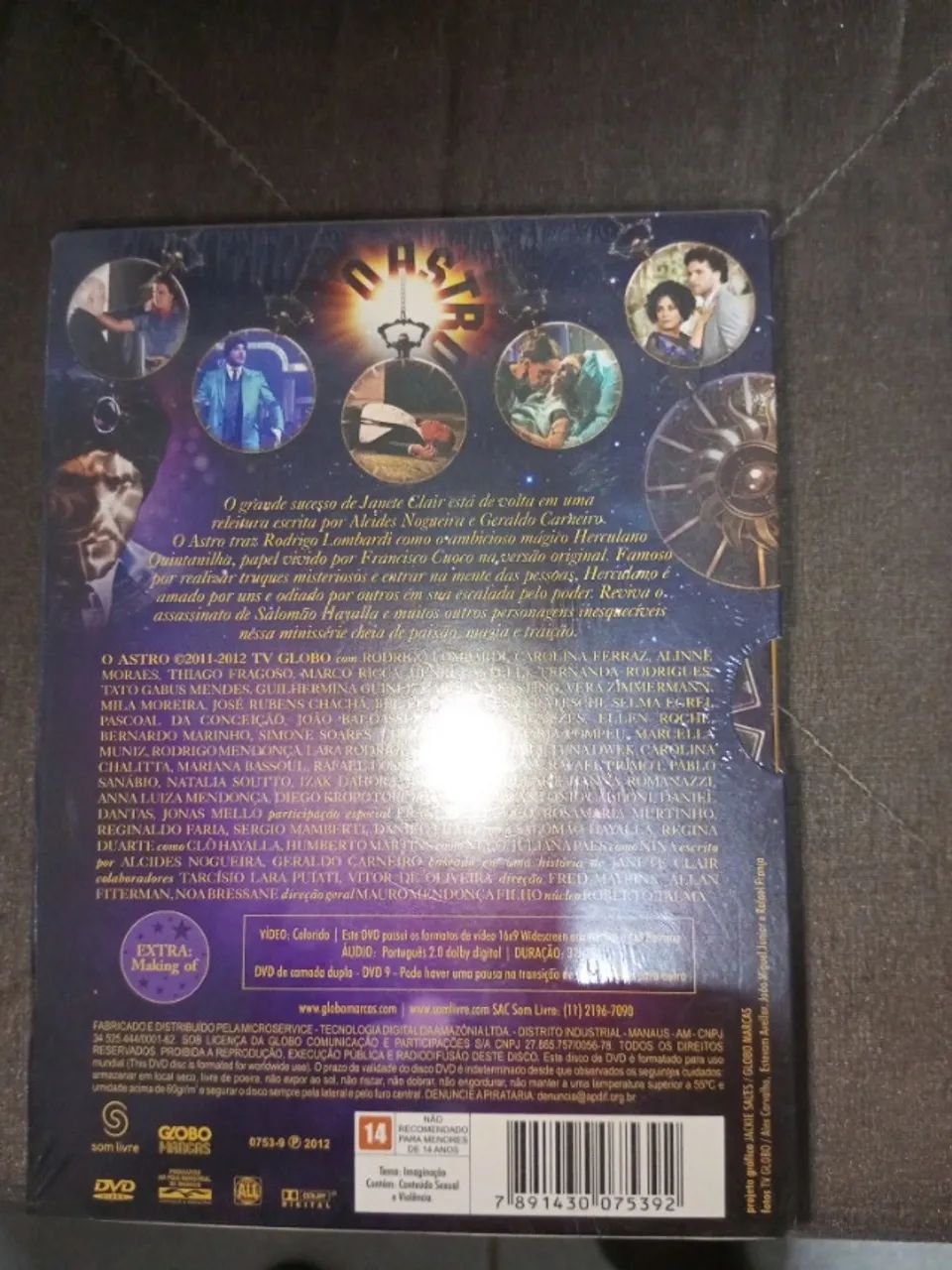 Novela O ASTRO - Dvd Box. 12 discos  - Foto 3