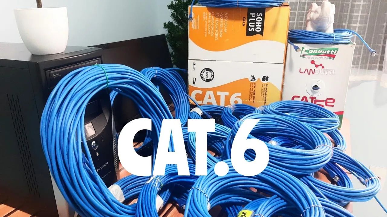 Cabo de rede Internet CAT6 e CAT.5e 100% cobre 3m,5m,10m,15m,20m,25m,30m,40m,50m ORIGINAL  - Foto 3