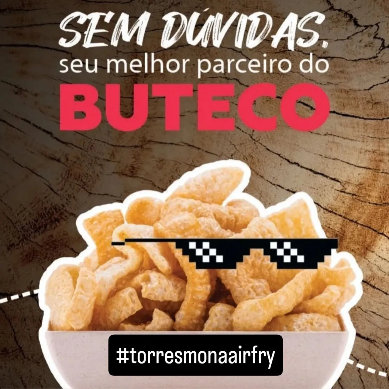 Torresmo na Airfryer