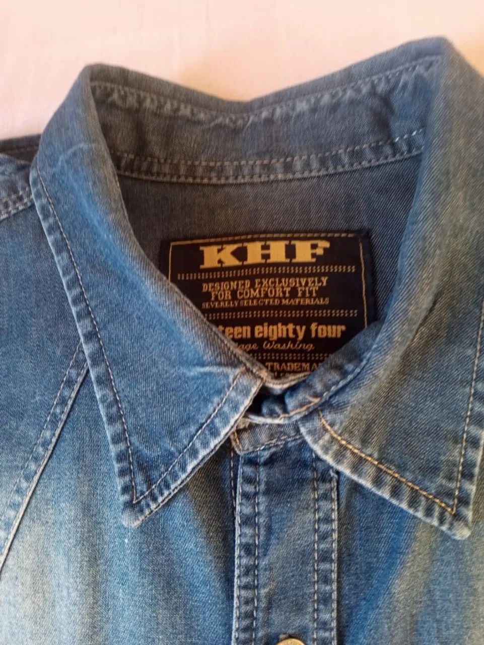 Camisa Jeans KHF Masculina - Foto 3