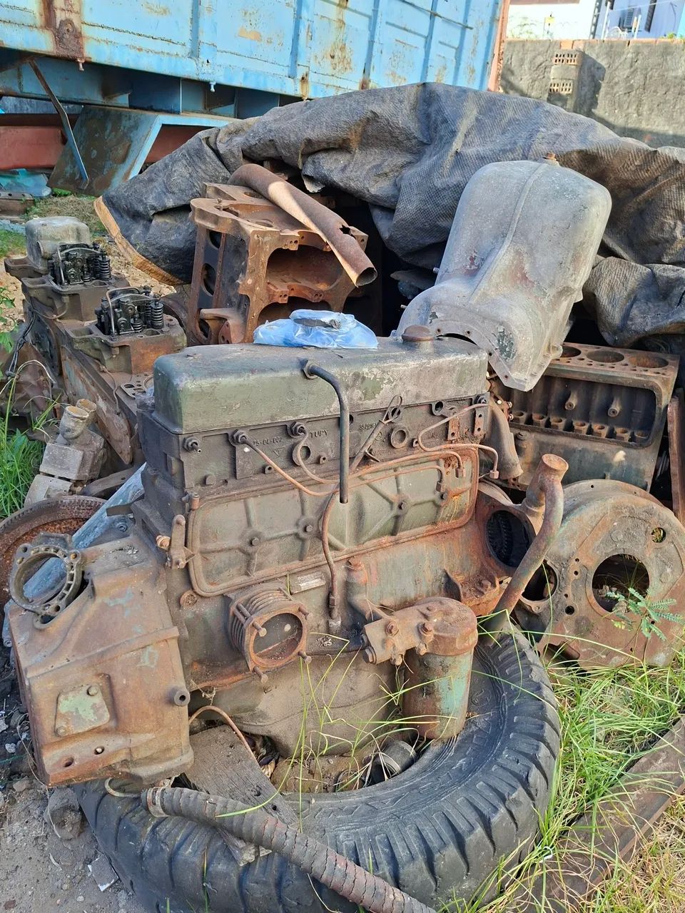 Motor 355/5 para caminhão, usado! - Foto 2