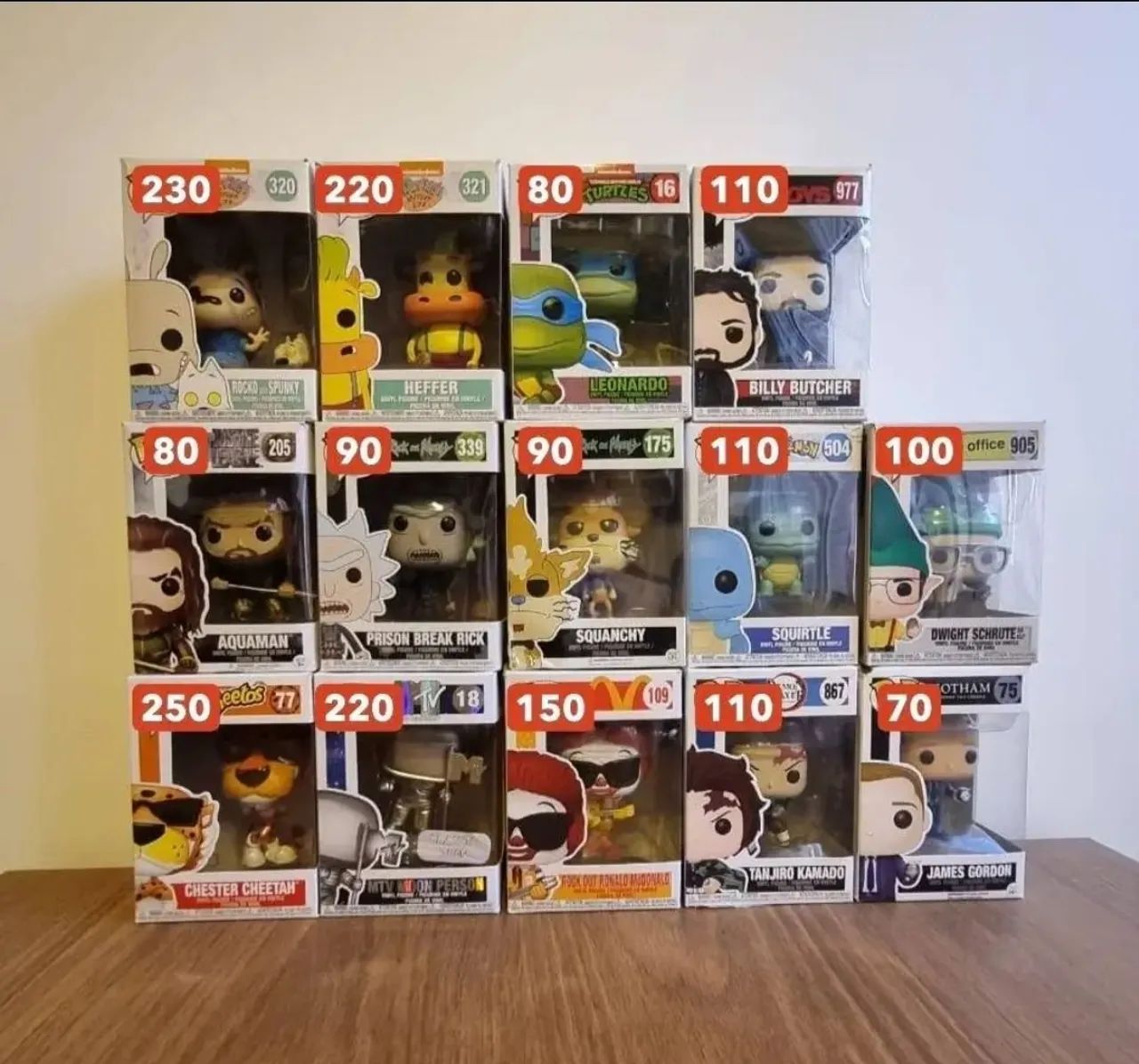 Coleção Funko Pop - Diversos Personagens