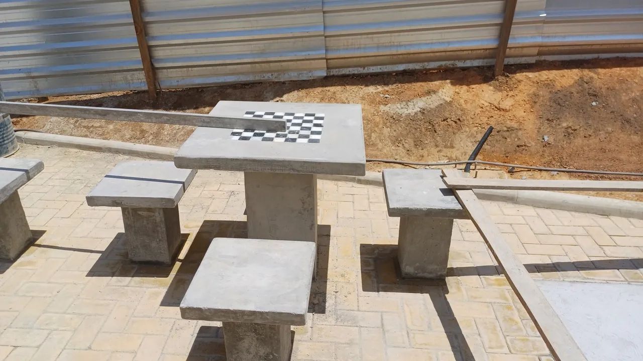 Mesa quadrada de jogos 75 cm - Foto 5