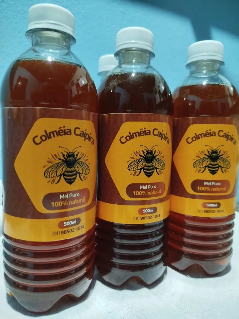 Mel Puro Colméia Caipira - 100% Natural - Direto do Produtor  - Foto 6