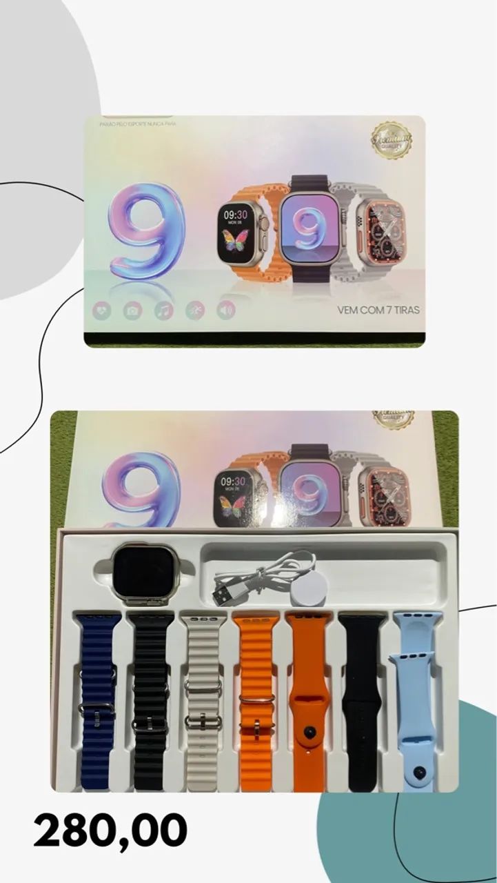 Smartwatch GL09 e A9 Max - Foto 4