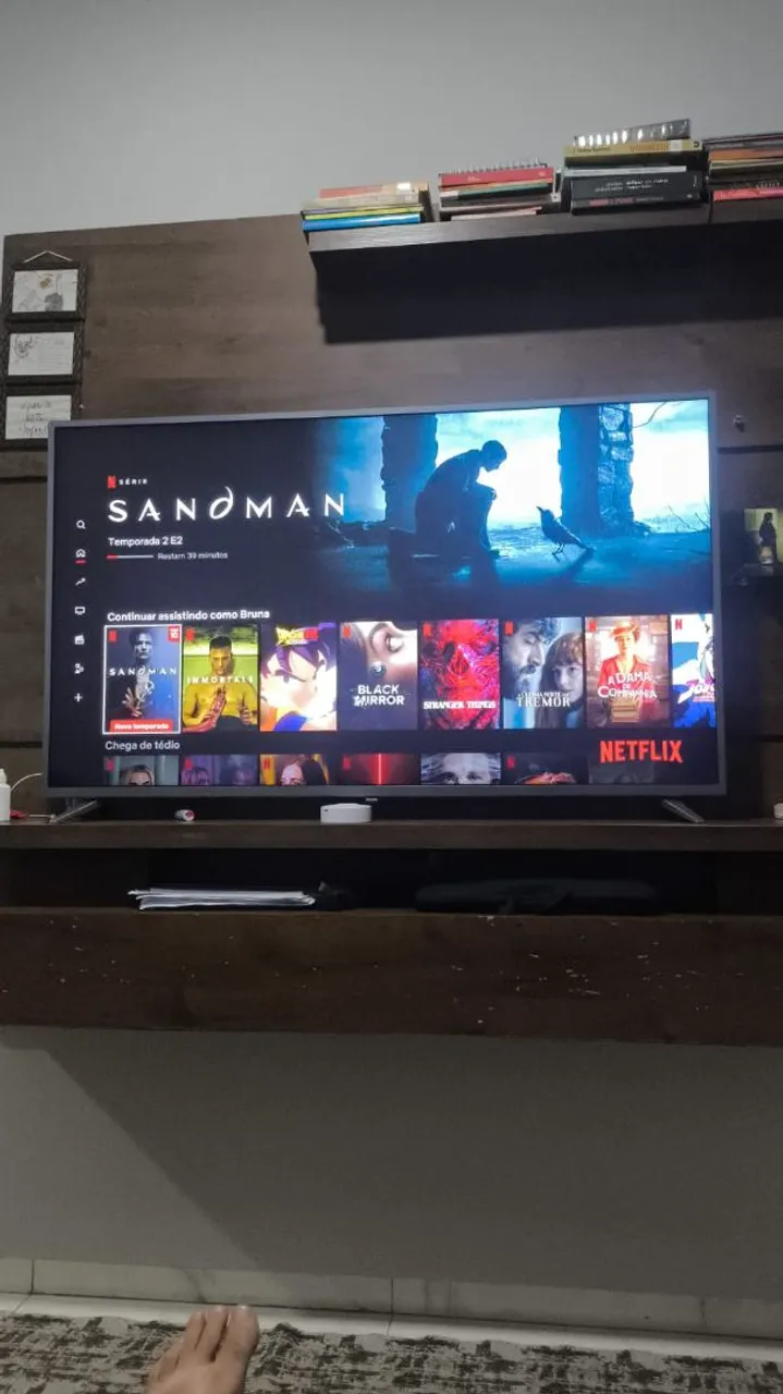 Smart TV 55pol Netflix - Perfeita para maratonar!