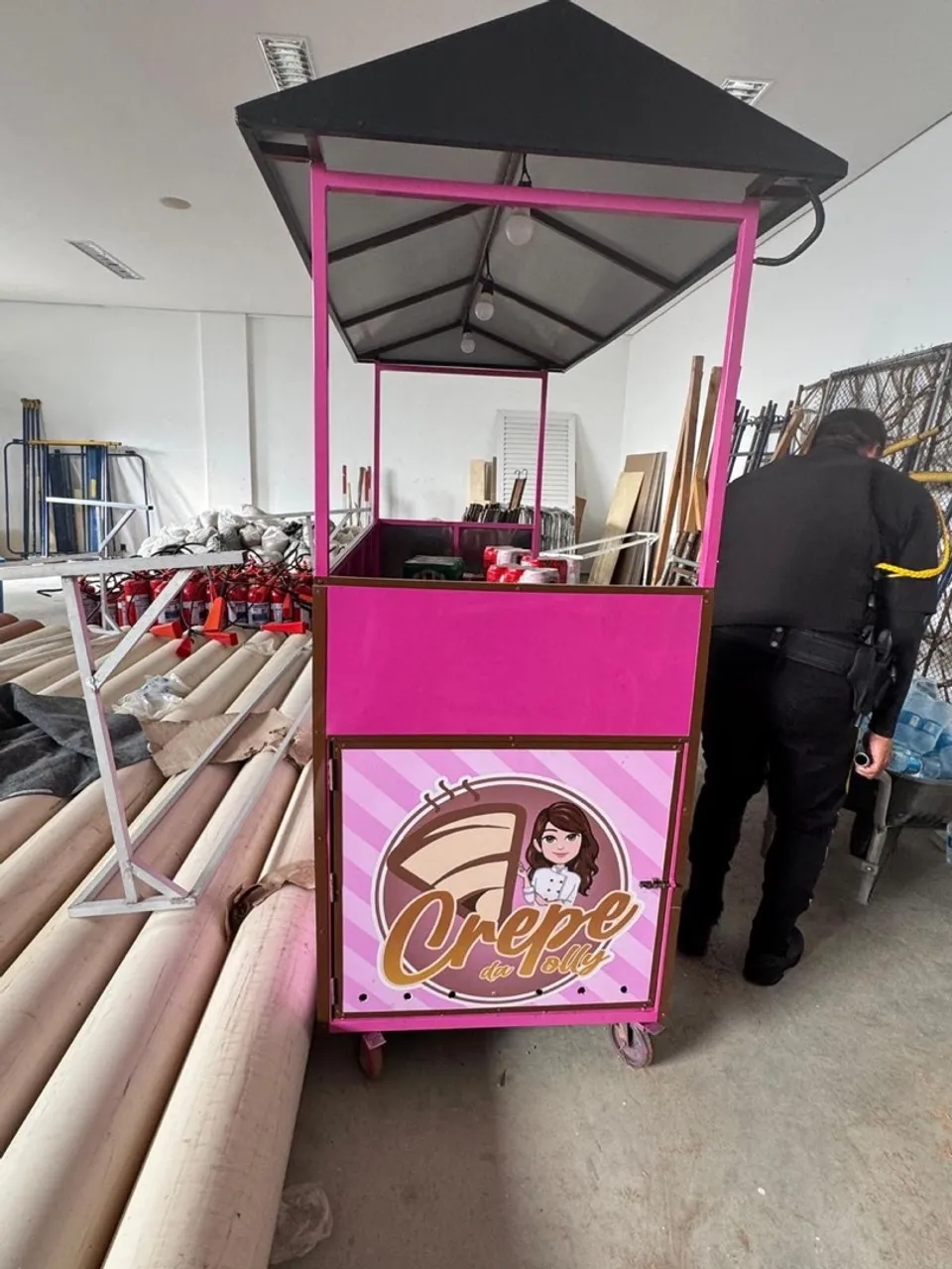 Carrinho de Crepe Personalizado - Pronto para o seu negócio!