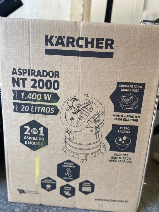 Aspirador de Pó e Líquido Karcher profissional  - Foto 2