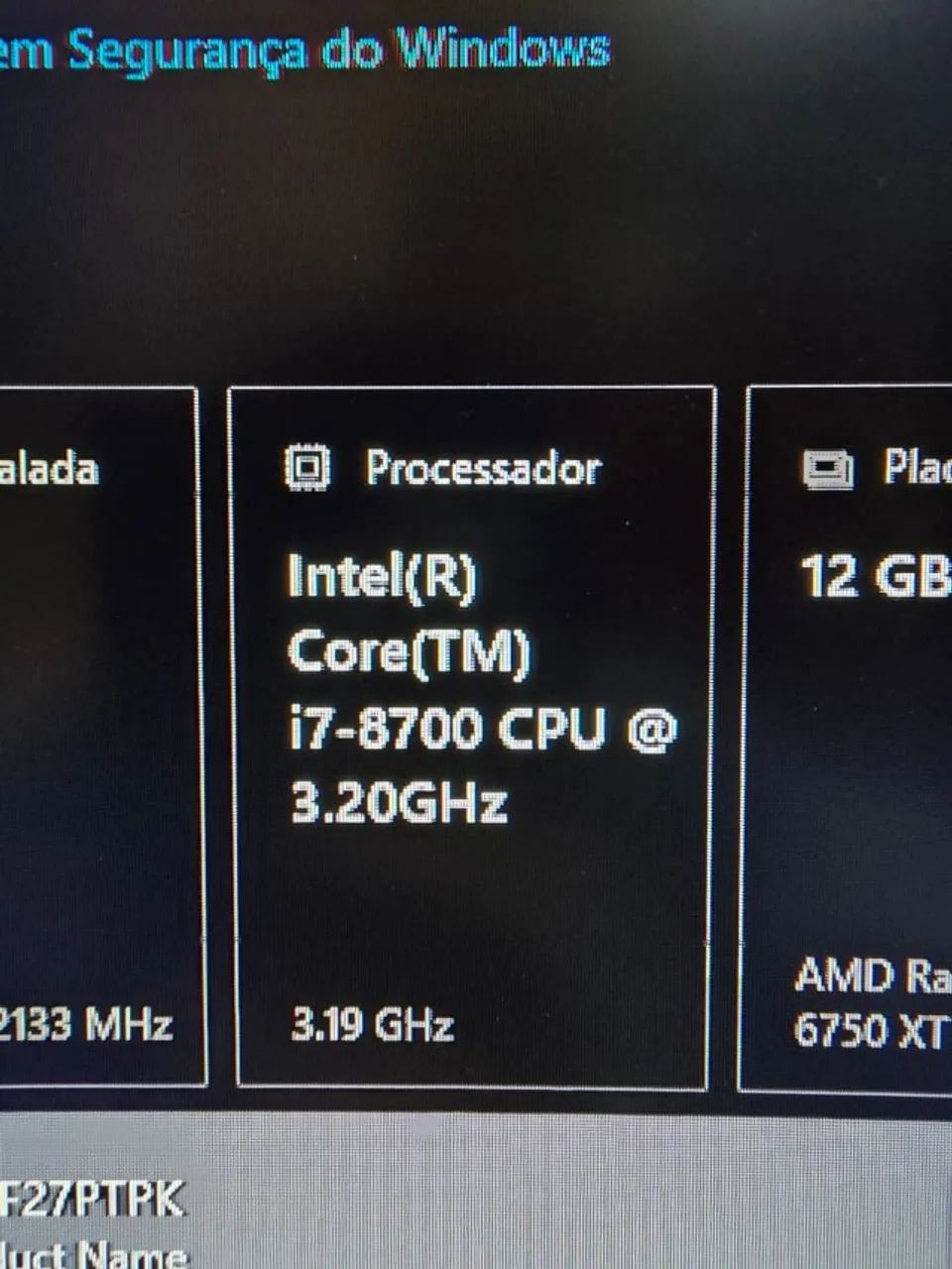 Kit Upgrade Intel i7-8700 + Placa-Mãe ASUS TUF B360M + 32GB RAM - Foto 5