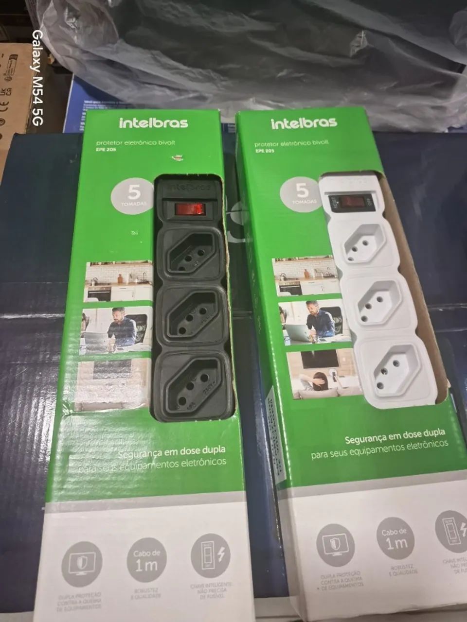 Protetor Eletrônico Intelbras EPE 205 PT, com 5 Tomadas, Bivolt - Foto 3