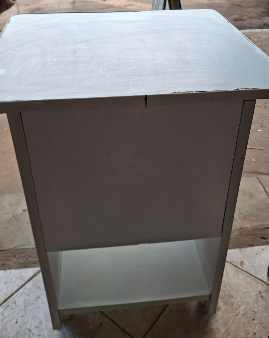 Mesa Auxiliar com Rodinhas 3 Gavetas e Nicho Inferior - Foto 4