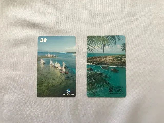 Coleção 10 Cartões Telefônicos Série Praias de Pernambuco  - Foto 2