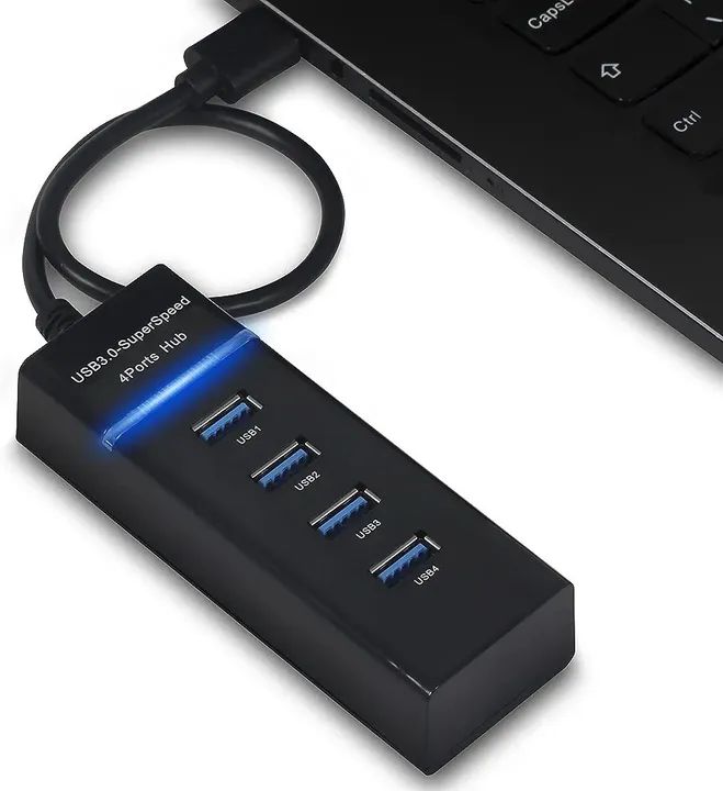 Adaptador Hub USB 3.0 extensor 4 Portas Super Speed