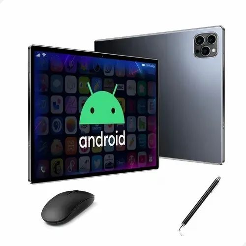 Tablet PC Chip 5G+Wifi+Entrada SD 512GB+16GB Capa+Teclado e Mouse