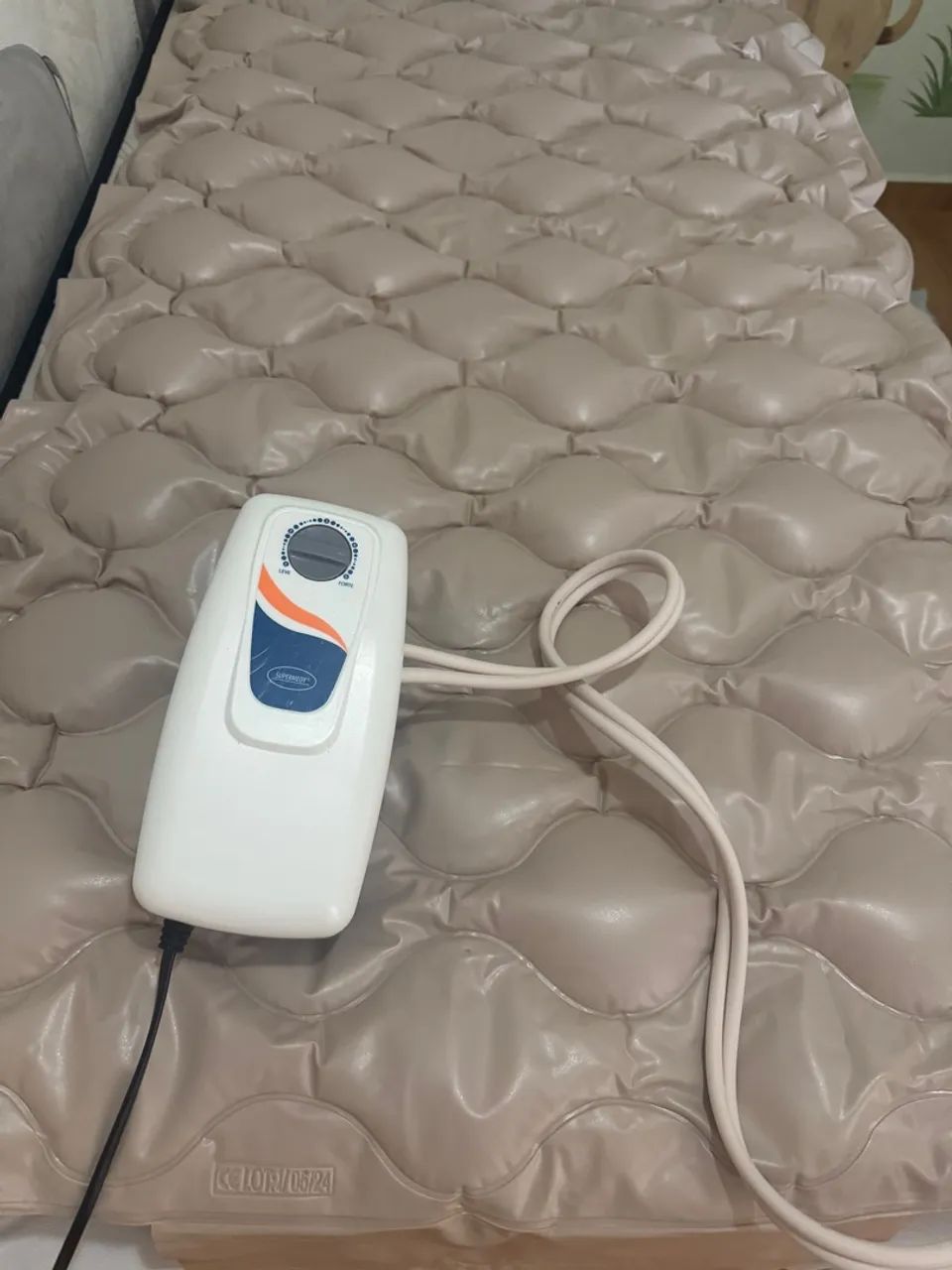 Colchão Inflável Hospitalar Antiescaras com Bomba