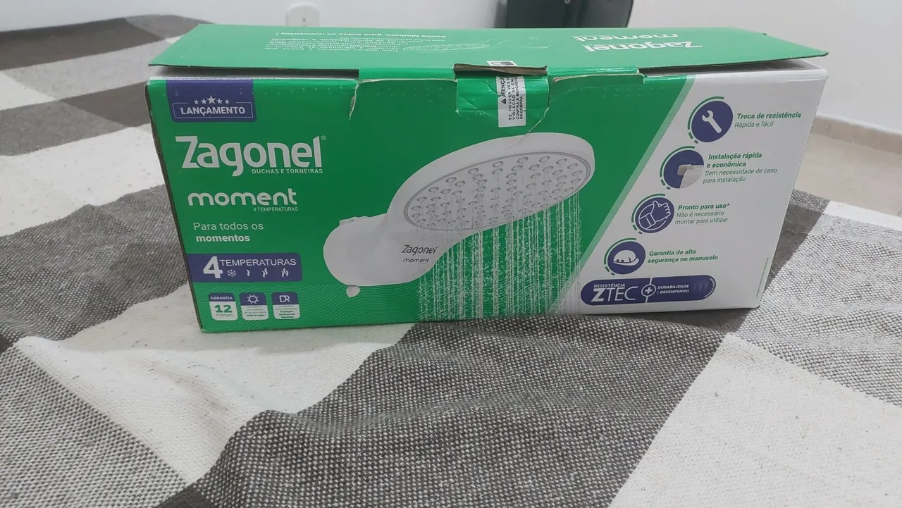 Ducha Zagonel Moment 4 Temperaturas 6800w 220V