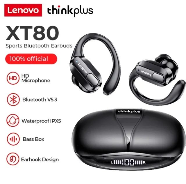 Fone De Ouvido Bluetooth Lenovo XT80 - Foto 2