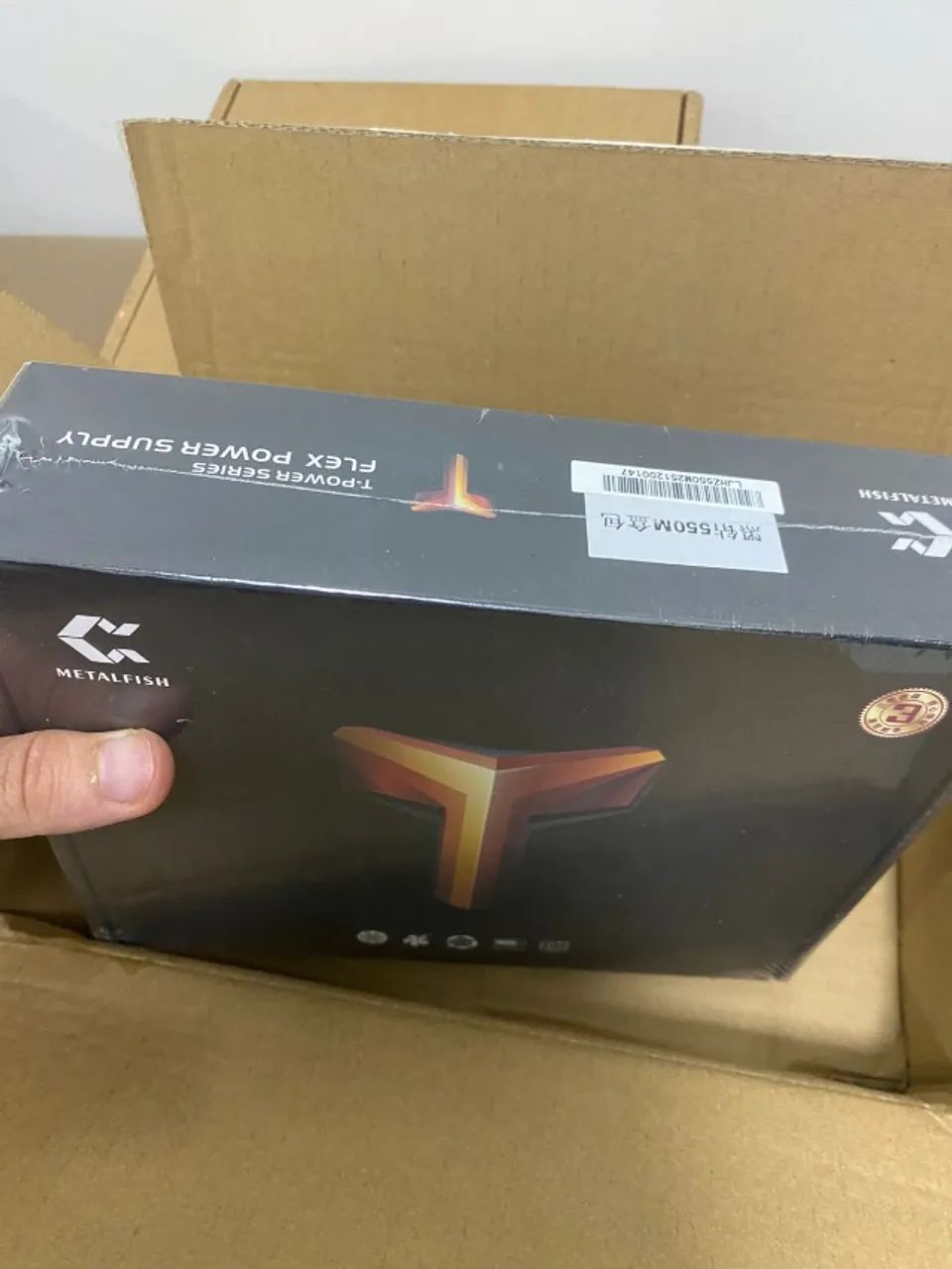 Fonte Lacrada Metalfish Flex 500W Modular (80 PLUS Gold) - Foto 3