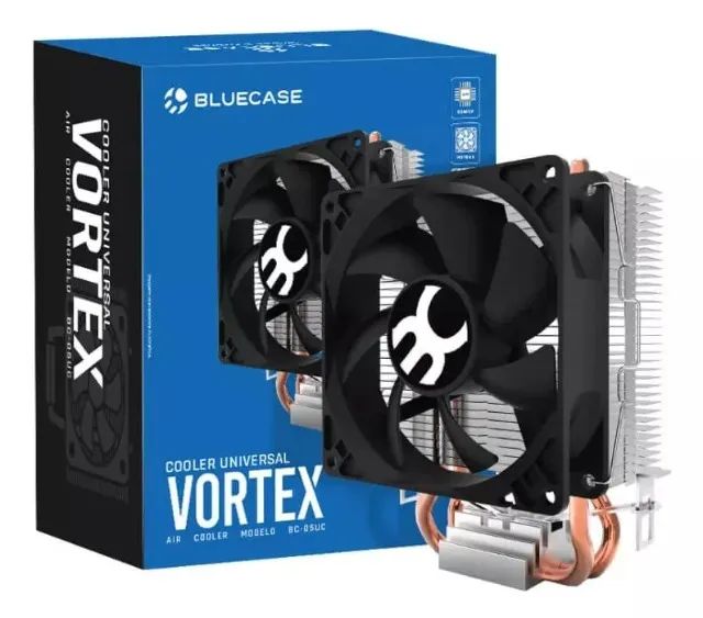 Cooler Universal Vortex Intel e AMD Alumínio e Cobre (BC-05UC) - Para Processador - Novo