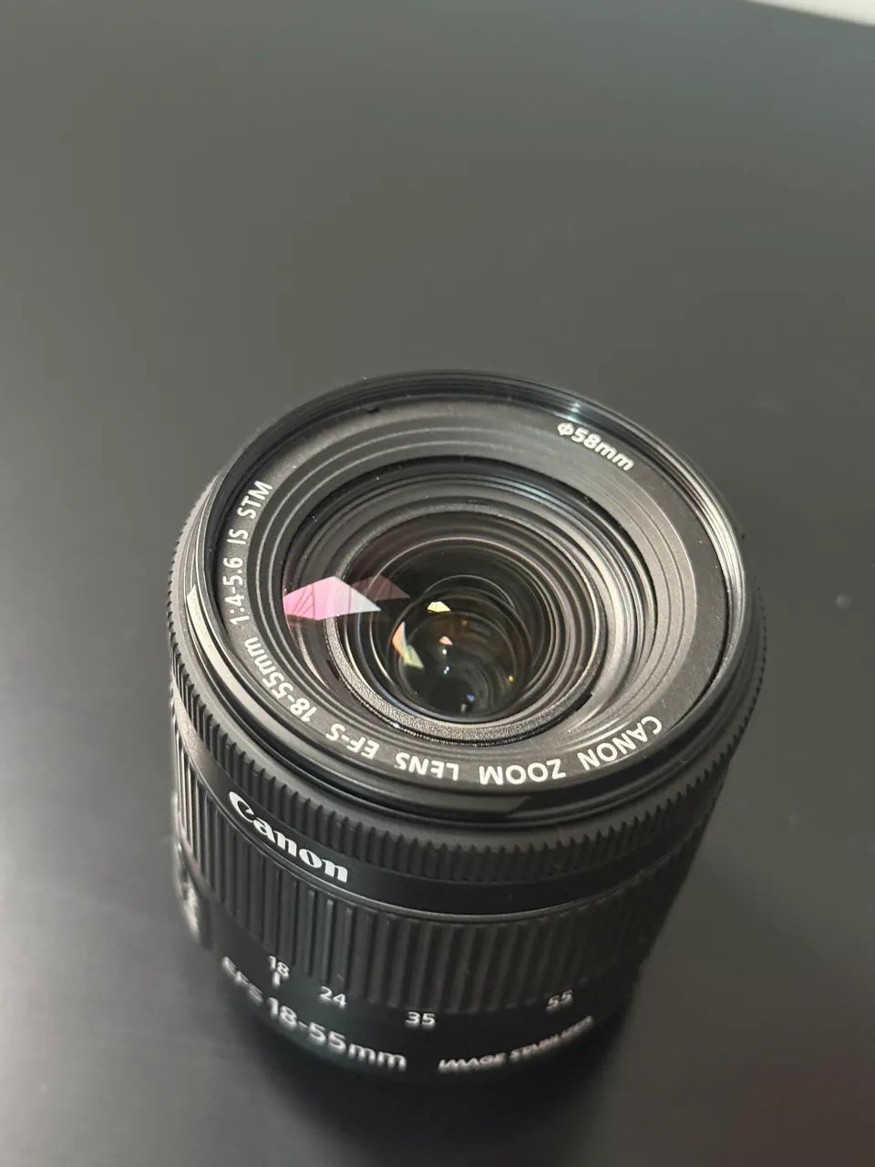 Lente Cânon 18 55mm impecável  - Foto 4