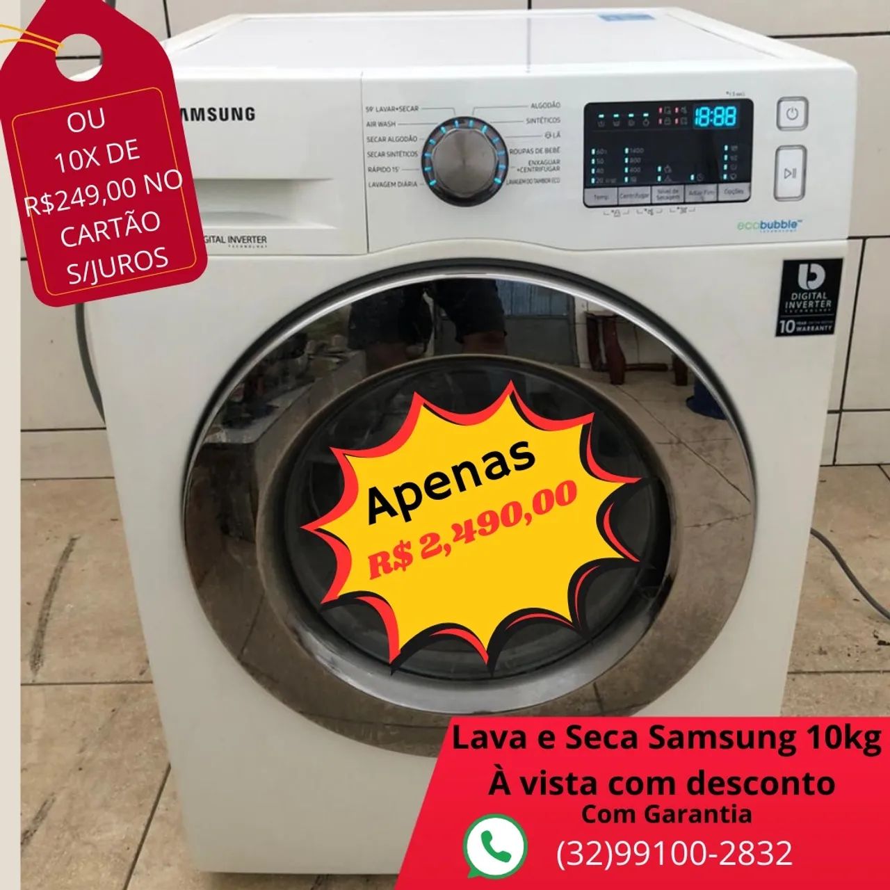 Lava e Seca Sansung 10kg