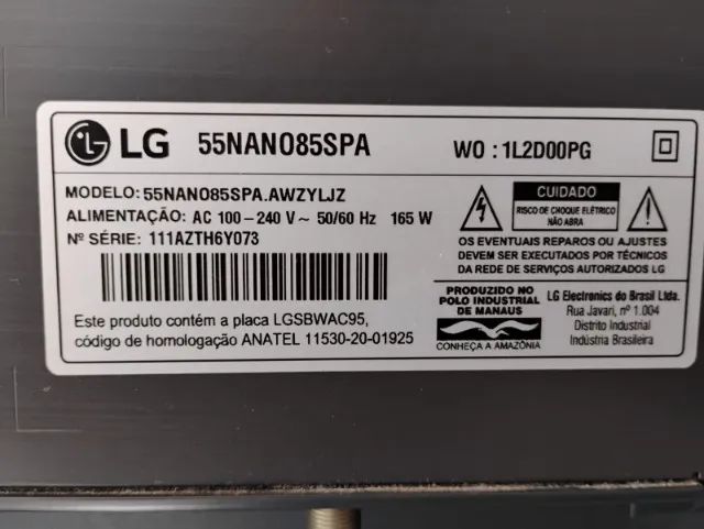 Smart TV 55 LG 4K NanoCell COM DEFEITO - Foto 5